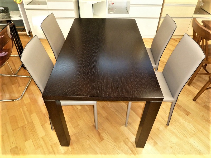 ダイニングテーブル5点セット（テーブル+椅子4脚）藤栄☆サイズ：横幅 